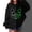 Black, variant on Kids Halloween Glow in The Dark Hoodie 2-12Y Boys Girls Funny Devil Cat Pumpkin Face Print Long Sleeve Pullover with Front Kangaroo Pocket Casual Loose Sweatshirt for Holiday Party