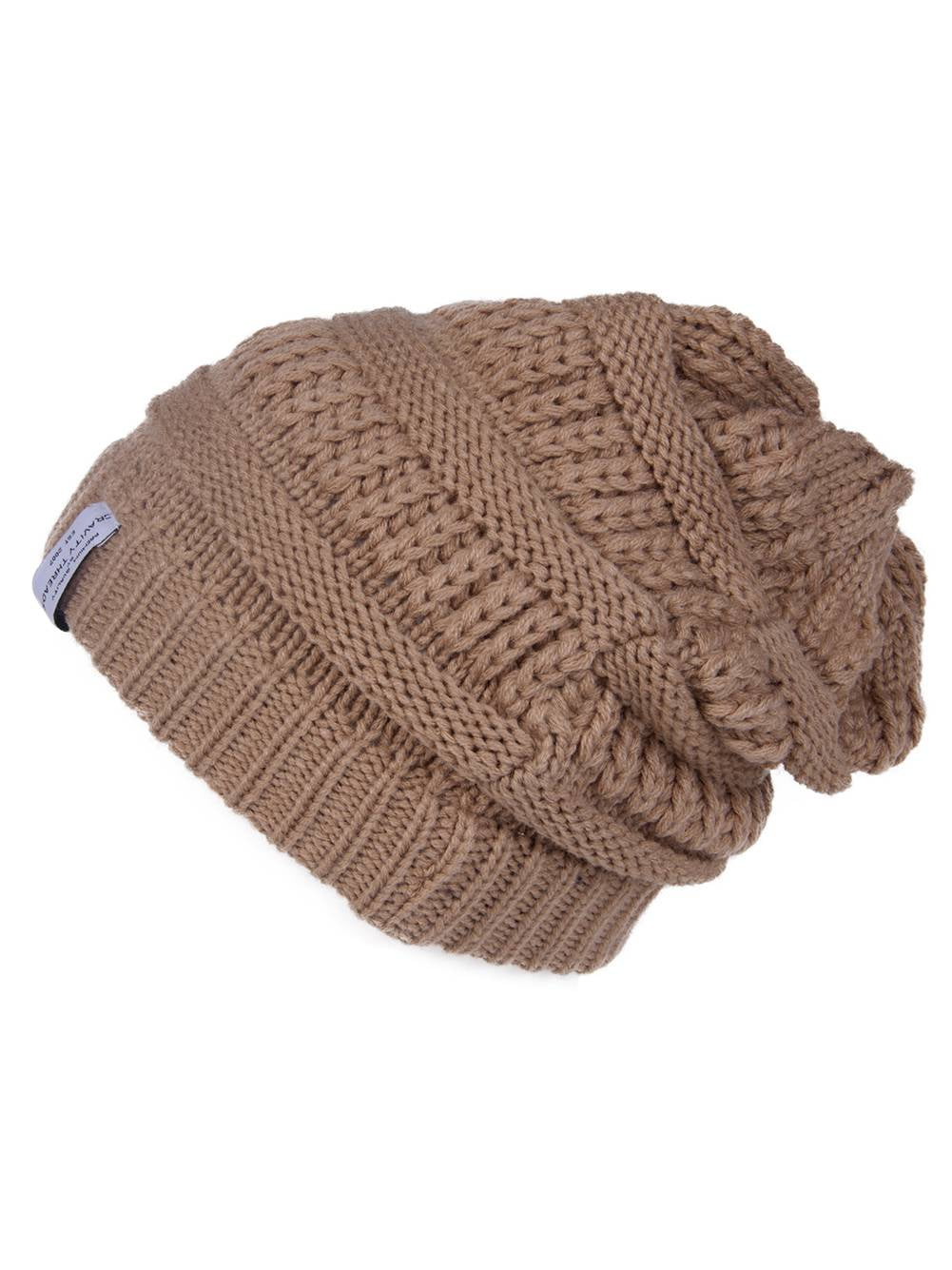 2 PACK Crochet Knit Weave Beanie