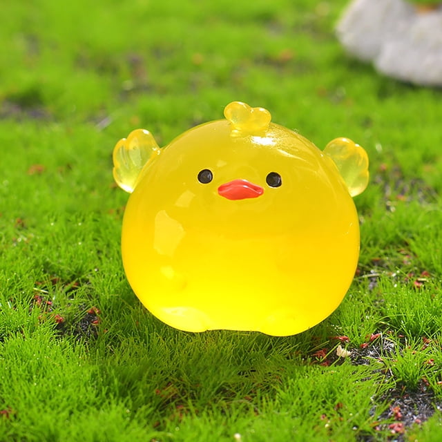 Desktop Ornament Micro View Angel Animal Night Light Small Resin Accessories for Home Decoration and Garden
