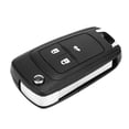 thumbnail image 3 of Coque de Télécommande pour Clé de Voiture Coque de Clé 3 Boutons Coque de Clé Remplacement Coque de Clé 3 Boutons Coque de Clé de Voiture Remplacement Compatible avec Bouton Opel Blanc, 3 of 8