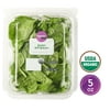 Marketside Organic Baby Spinach Salad, 5 oz Clam Shell, Fresh