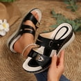 thumbnail image 2 of Norvail Womens Lightweight Wedge Sandals Breathable Hollow Platform Orthopedic Shoes with Arch Support for Casual Dressy Summer Walking Shoes, 2 of 4