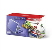 Restored New Nintendo 2DS XL System w/ Mario Kart 7 Pre-installed, Purple & Silver
