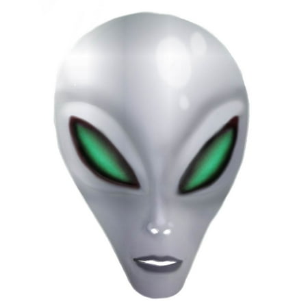 Silver Alien Costume Mask