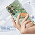 thumbnail image 2 of Mantto Slim Case for Samsung Galaxy S24 Ultra, Fashion Marble Pattern Phone Case for Women Girls, Hybrid Shockproof Full Body Protection Lightweight Cover for Samsung Galaxy S24 Ultra, Green Marble, 2 of 7