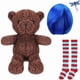 thumbnail image 1 of wonima44 4 Pcs Halloween Costume Accessory Includes Blue Wigs Dragonfly Hairpin Red Blue Stocking Bear Doll for Women Adults Halloween Cosplay Party, 1 of 1