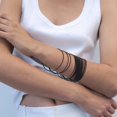 thumbnail image 4 of Guitar String Bracelets Stainless Steel Coil Bracelets for Daily Wear Parties Birthdays Weddings, 4 of 9