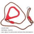 thumbnail image 5 of Children's Plastic Swing Ring Creative Fitness Hanging Rings with Short Rope, 5 of 5