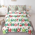 thumbnail image 1 of 7 Piece Bed in a Bag Full Size Comforter Set for Kids Christmas Bedding Set,Merry Christmas Reversible Bed Set,Happy New Year Comforter with Sheet Set,All Season, 1 of 5