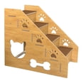 thumbnail image 1 of Almencla Pet Dog Stairs Ladder Cat Stairs Lightweight Anti Slip Versatile Dogs Ramp Portable Dogs Steps Dog Ladder for Indoor High Bed 4 Layers, 1 of 8