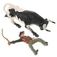 thumbnail image 1 of 1 Juego de figuras de toreo de torero español simuladas, colección de figuras de ganado, 1 of 7