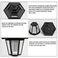 Fufafayo Clearance Solar Power LED Light Way Wall Mount Garden Fence
