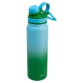 thumbnail image 1 of Termo Nuvó de Acero Inoxidable, Colores Degradados, Termo con Boquilla y Tapa Tipo Rosca, Capacidad 1L, Azul/Verde, 1 of 8