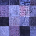thumbnail image 1 of Ahgly Company Indoor Square Patchwork Blue Transitional Area Rugs, 5' Square, 1 of 4