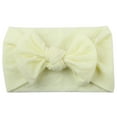 thumbnail image 1 of Bmnmsl Baby Girl Bow Headband Nylon Solid Color Stretch Cute Hair Band, 1 of 6