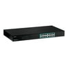 TRENDnet TPE-S160 - Switch - 16 x 10/100 (PoE) - desktop, rack-mountable - PoE