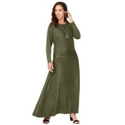 Jessica London Women's Plus Size 2-Piece Dolman Sleeve Skirt Set
