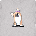 thumbnail image 4 of Inktastic Corgi Puppy Girl Boys or Girls Long Sleeve Toddler T-Shirt, 4 of 5