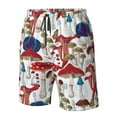thumbnail image 5 of Disketp Men'S Swim Trunks Hawaiian Breathable Surf Beach Swimsuits Mesh Lining Beach Shorts With Pockets-Colorful Mushrooms, 5 of 9