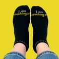 thumbnail image 4 of I am Crushing It - Black Low-Cut Socks, 4 of 4