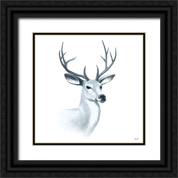 Fay, Mela 20x20 Black Ornate Wood Framed with Double Matting Museum Art Print Titled - Rack II