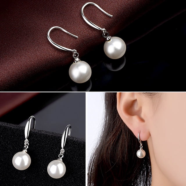Pendientes colgantes elegantes, accesorios de fiesta para damas con estilo y temperamento sofisticado.