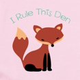 thumbnail image 2 of CafePress - I Rule This Den Body Suit - Long Sleeve Cotton Baby Bodysuit, 2 of 4