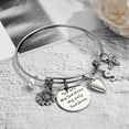 thumbnail image 2 of TINGN Sunflower Charm Bracelets for Women Girls Expandable Bangle Bracelets, 2 of 6