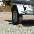 thumbnail image 1 of ELAYARD 1Pack Motorhome Wheel Chocks Beige Wood For Improve Driving Safety Rvs 7.66X6.68X3.14in, 1 of 6