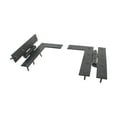thumbnail image 5 of Renovators Supply Black Wrought Iron Cabinet Hinges 4.5 Inch HL Left and Right Kitchen Cabinet Door Hinges Pair with Hardware, 5 of 9