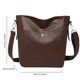 thumbnail image 3 of Bolso Hobo Bandolera para Mujer Con Correa Ajustable Satchel Cuero PU, 3 of 9