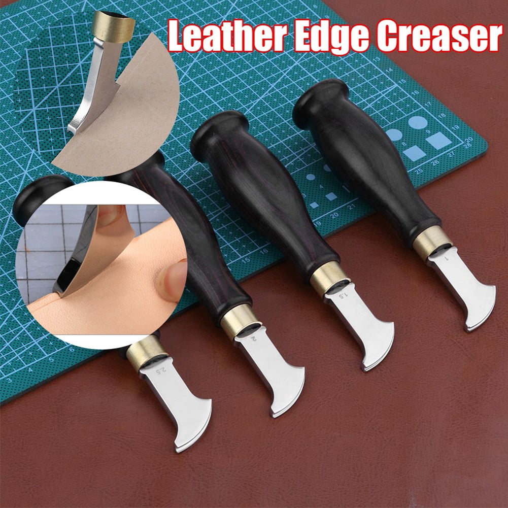 1PC Leather Edge Crimper Leather Craft Marking Edge Tool Shallow Groove Crimper