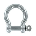 thumbnail image 1 of 3/8" Stainless Steel Screw Pin Bow Shackle Type 316 - Import, 1 of 1