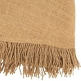 thumbnail image 3 of Fennco Styles Rustic Charm Jute Tassel Tablecloth 72" Round - Natural Burlap Table Cover for Dining Room, Banquets, Outdoor Events, Family Gatherings, and Holidays, 3 of 3
