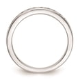 thumbnail image 2 of Auriga Fine Jewelry 14K White Gold 1/2 carat Princess Diamond Channel-set Wedding Band for Women Size 7, 2 of 4
