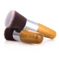 thumbnail image 1 of Flmtop Round Flat Top Bamboo Handle Foundation Powder Brush Cosmetic Makeup Beauty Tool, 1 of 6