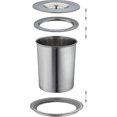 thumbnail image 4 of Worktop Bin, 8 L, Built-in, Stainless Steel, Organic Waste, With Lid, Hxd 25 X 27 Cm, Silver, 4 of 5