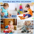 thumbnail image 6 of Bocaoying 6 Pairs Toddler Non-Slip Socks, Combed Cotton Crew Socks, Cute Animal Printed Socks 6 Colors for Age 1-3, 6 of 8