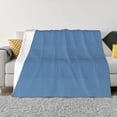 thumbnail image 1 of Fotbe Blue Gingham Manta de Franela con Estampado, Manta Ultrasuave para Cama, Sofá, Auto, Hipoalergénica y Antibolitas-40"x30", 1 of 6