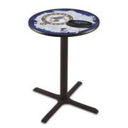 L211 St Louis Blues 36in. Tall - 36in. Top Pub Table with Black Wrinkle Finish