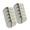thumbnail image 4 of Thinsony Golf Head Covers PU Portable Protector Travel Athlete Golf for Training Gray Large 10 Pcs 1Set, 4 of 6