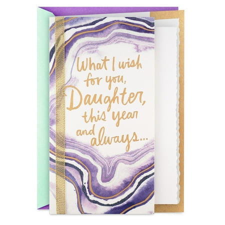 Hallmark Birthday Card for Daughter (What I Wish For You)