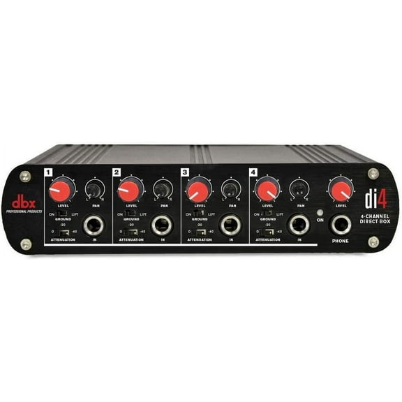 dbx DI4 Active 4-Channel Direct Box with Line Mixer