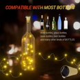 thumbnail image 2 of 5 Luces Solares de Cadena para de Vino, 2 M, 20 LED, Alambre de Cobre, para Decoración de Bodas, Fiestas y Jardines, Multicolor., 2 of 6