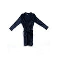thumbnail image 4 of Men Long Sleepwear Robes Shawl Collar Fleece Bathrobe Spa Gown Kimono Pajamas, 4 of 5