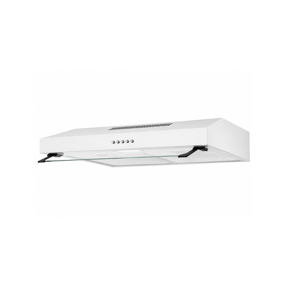 Campana Extractora Maxims Bajo Alacena 60cm Blanco Doble Turbina 3 Velocidades Luz LED Filtro Lavable 110V