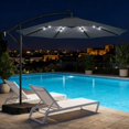 thumbnail image 1 of Parasol d'Extérieur Élégant, Parasol de Piscine, Parasol de Patio à Levier, 1 of 5