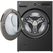 LG WM6700HBA 5.0 Cu. Ft. Black Steel Front Load HE Stackable Smart Washer