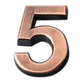 thumbnail image 2 of Trayknick 0-9 Modern House Door Plaque Address Arabic Number Digit Plate Sign Decoration Style 5, 2 of 13