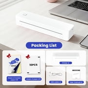 Thermal Printer, Portable Wireless Printer for Travel Inkless, Support US Letter/A4/A5/B5 Thermal Paper, Compatible with Android iOS Phone & Laptop